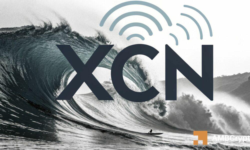 Onyxcoin (XCN) 突破下跌趋势，上涨 22%——延续只能在以下情况下……